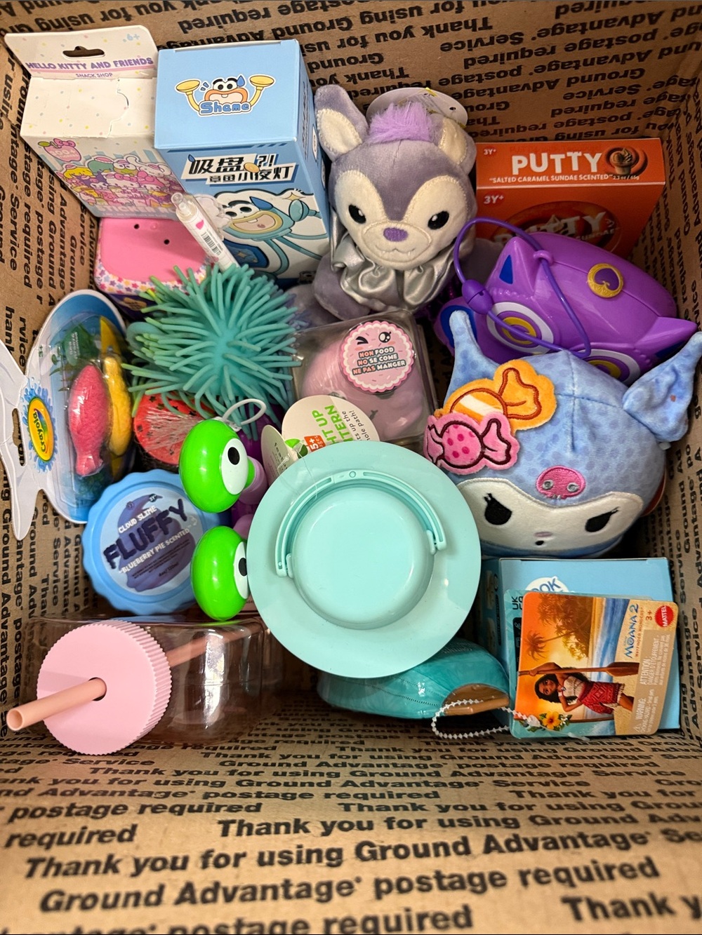 Multiples Plush & Sensory Toy Bundle in Purple, Teal, Pink, Green
